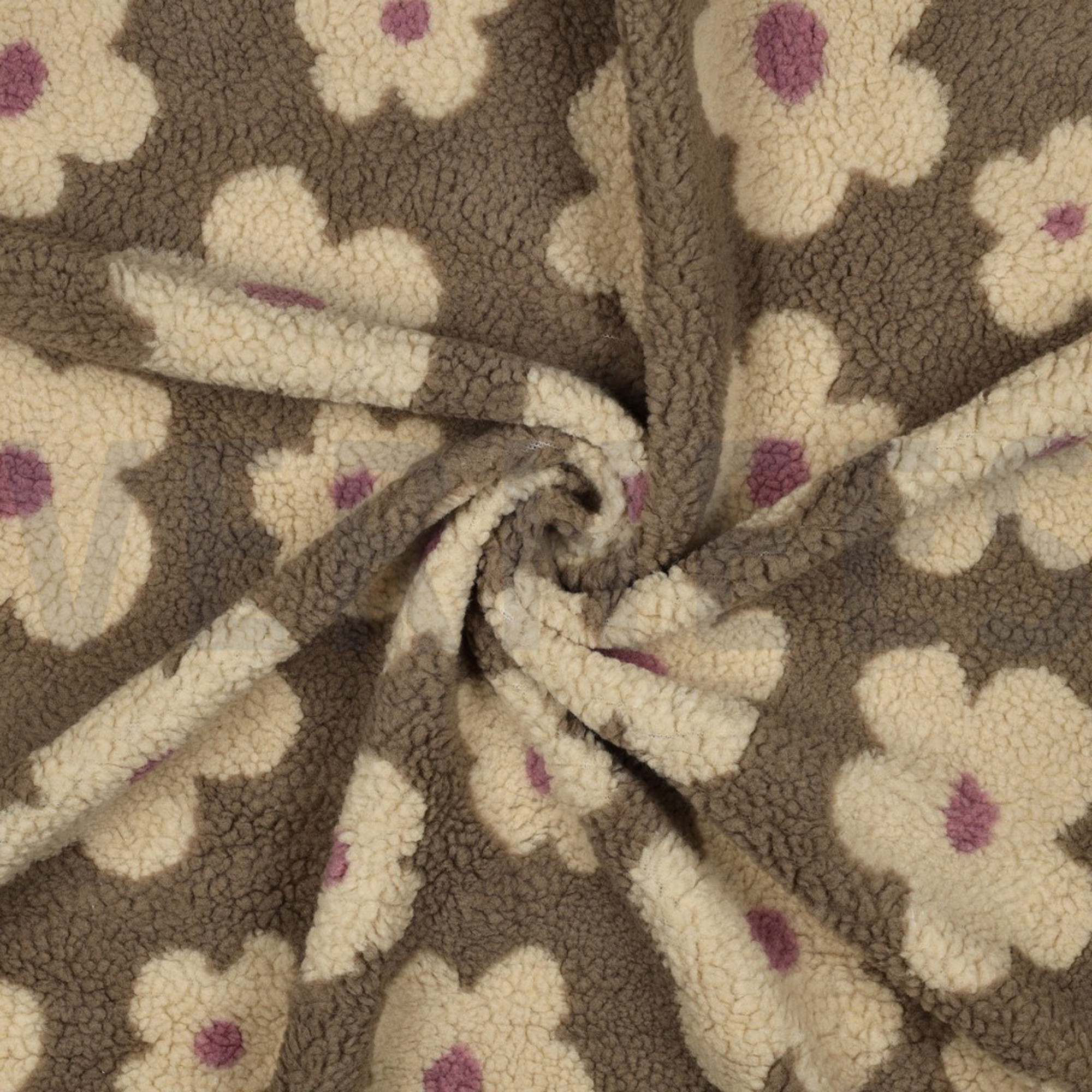 TEDDY JACQUARD FLOWERS TAUPE / BEIGE (high resolution) #3