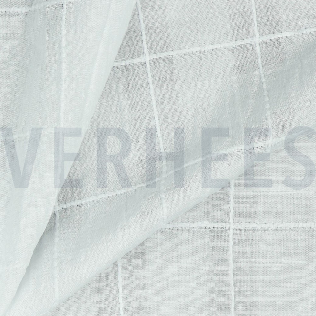 COTTON VOILE DOBBY WHITE #3
