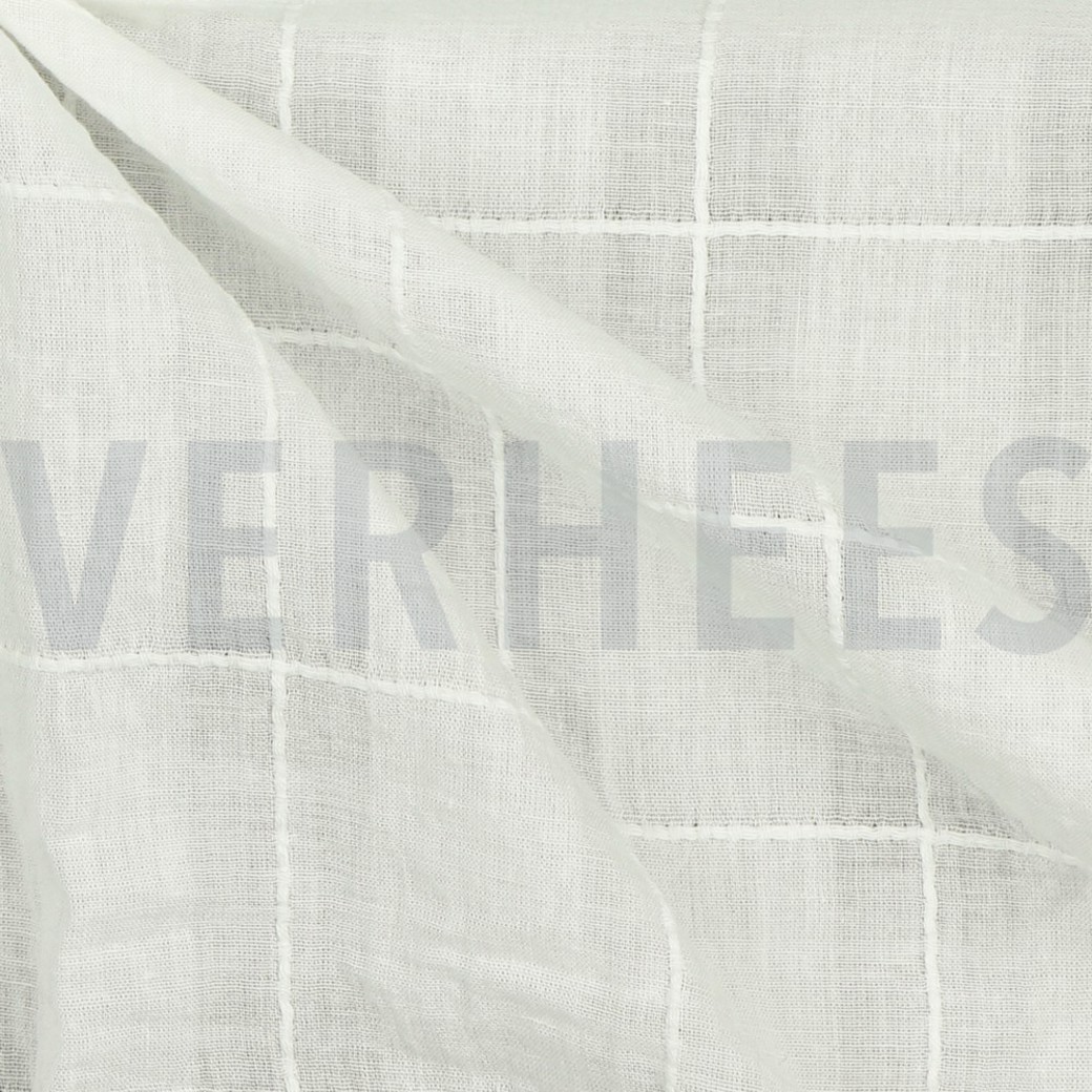 COTTON VOILE DOBBY OFF WHITE #3