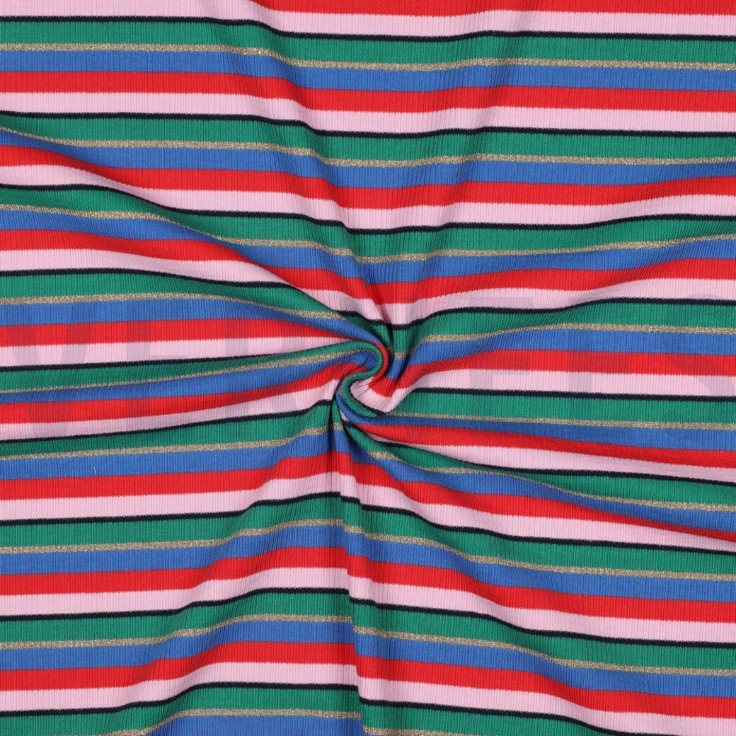 RIB JERSEY YARN DYED STRIPES MULTICOLOUR #3