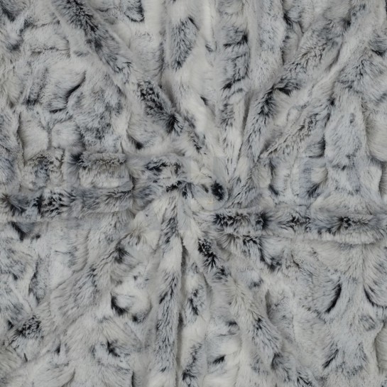 FAUX FUR ANIMAL SKIN BLACK #7