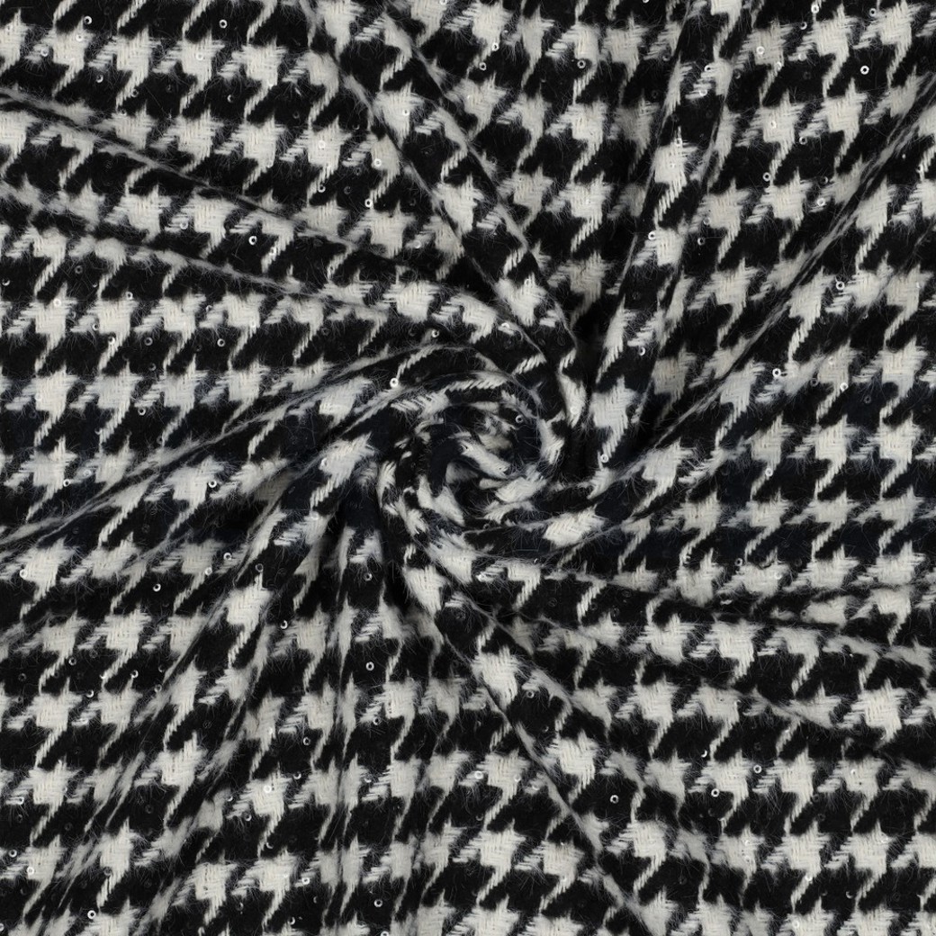 PIED DE POULE SPANGLES BLACK #3