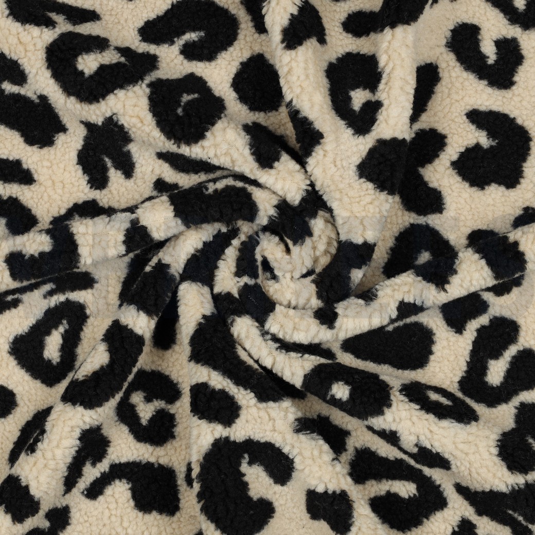 TEDDY ANIMAL SKIN BLACK #3