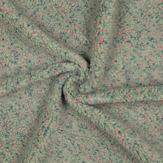 TEDDYSTOFF TWEED ALTGRÜN #7