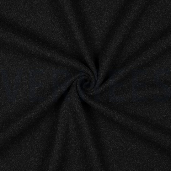 KNITTED WOOL LOOK ANTHRACITE MELANGE #7