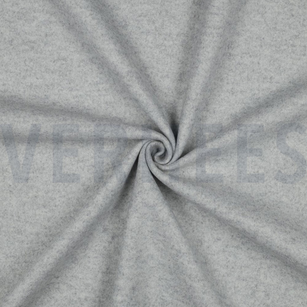 KNITTED WOOL LOOK LIGHT GREY MELANGE #3