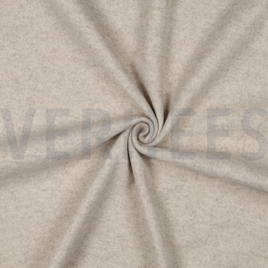 STRICK WOLLLOOK BEIGE MELIERT #7