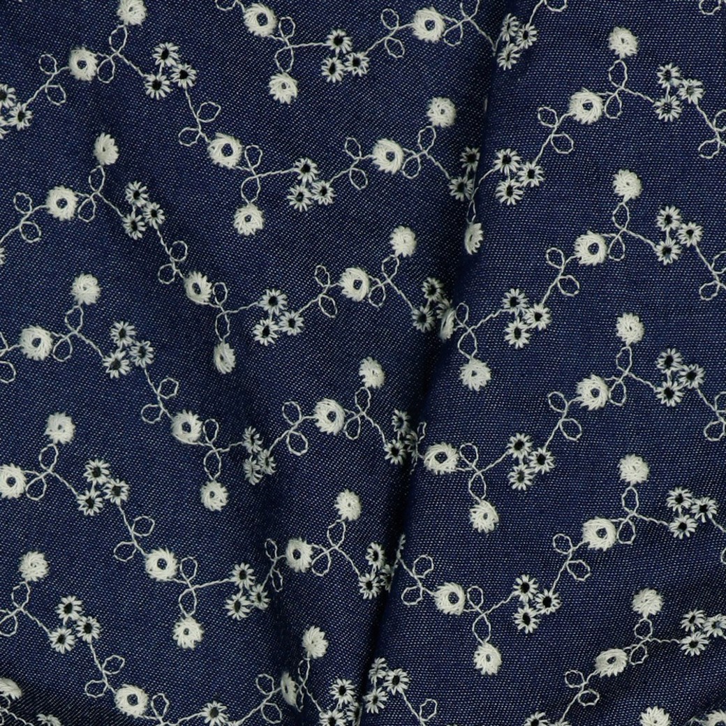 JEANS EMBROIDERY DARK BLUE #3