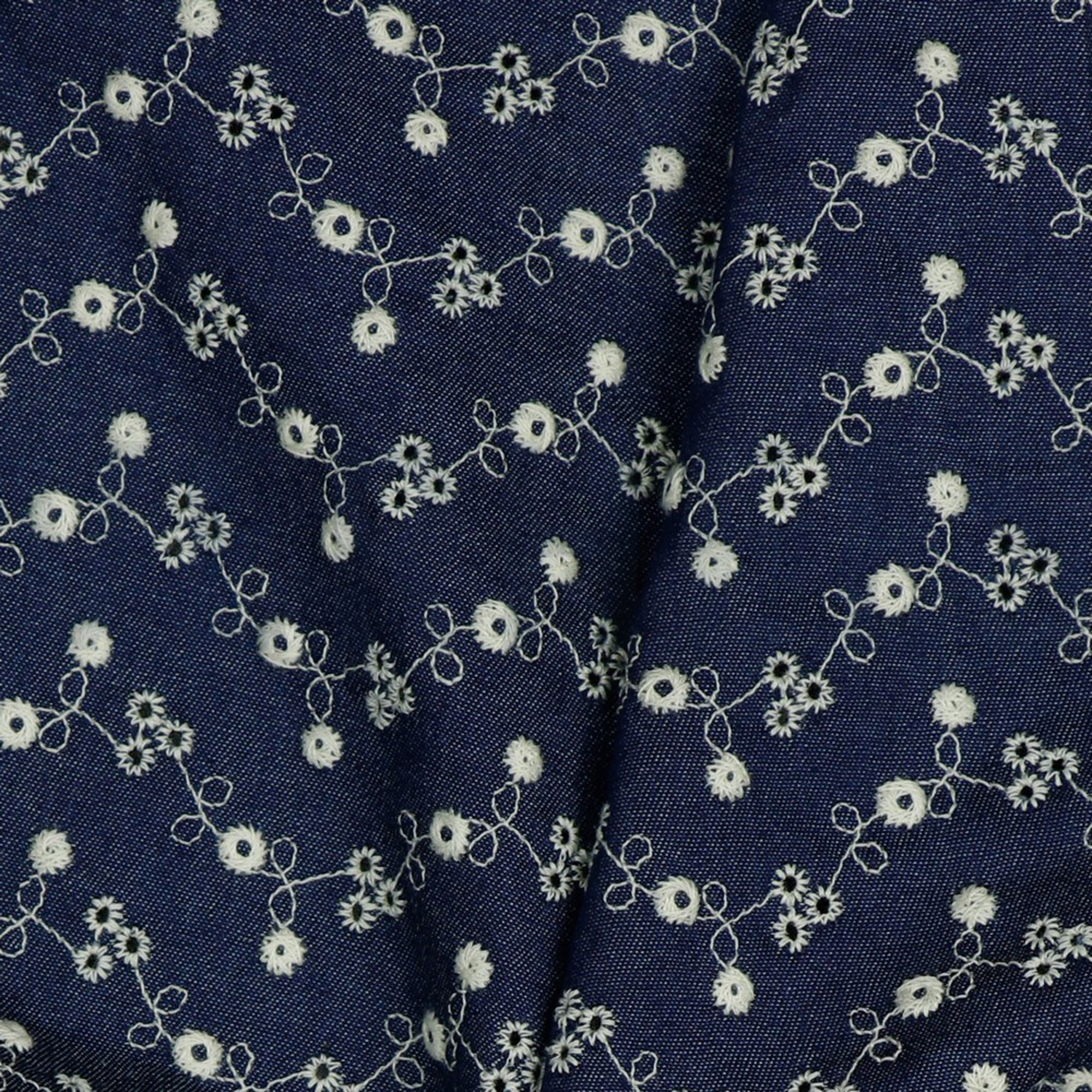 JEANS EMBROIDERY DARK BLUE (high resolution) #3