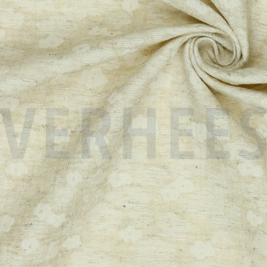 COTTON LINEN JACQUARD NATURAL #7