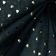 COTTON FOIL HEARTS NAVY (thumbnail) #3