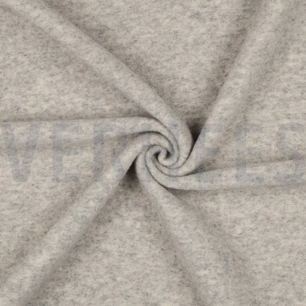 MERINO WOOL FLEECE LIGHT GREY #3