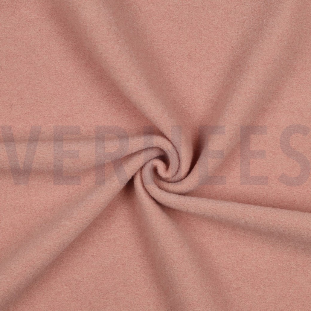 MERINO WOOL FLEECE OLD ROSE #3