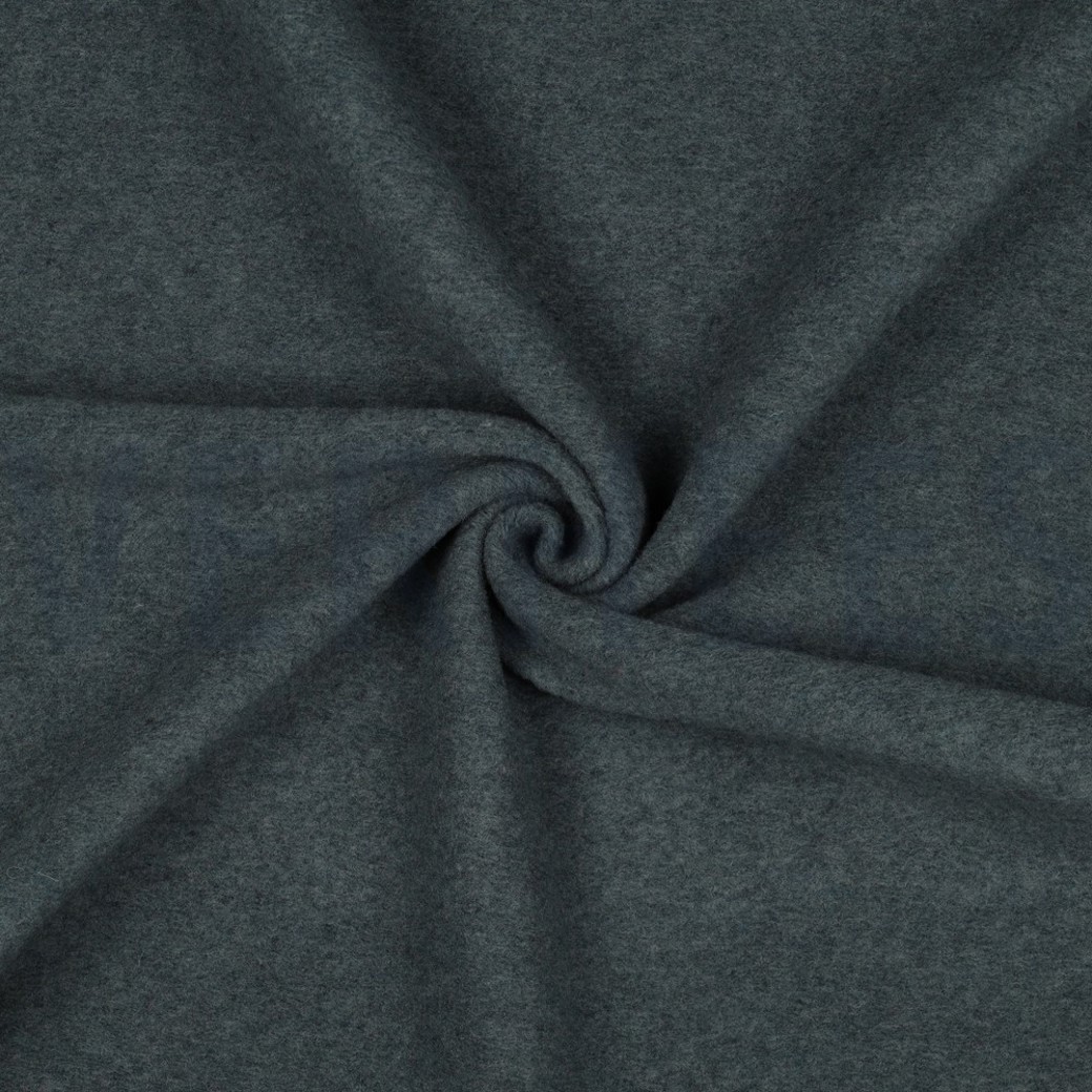MERINO WOOL FLEECE OLD BLUE #3