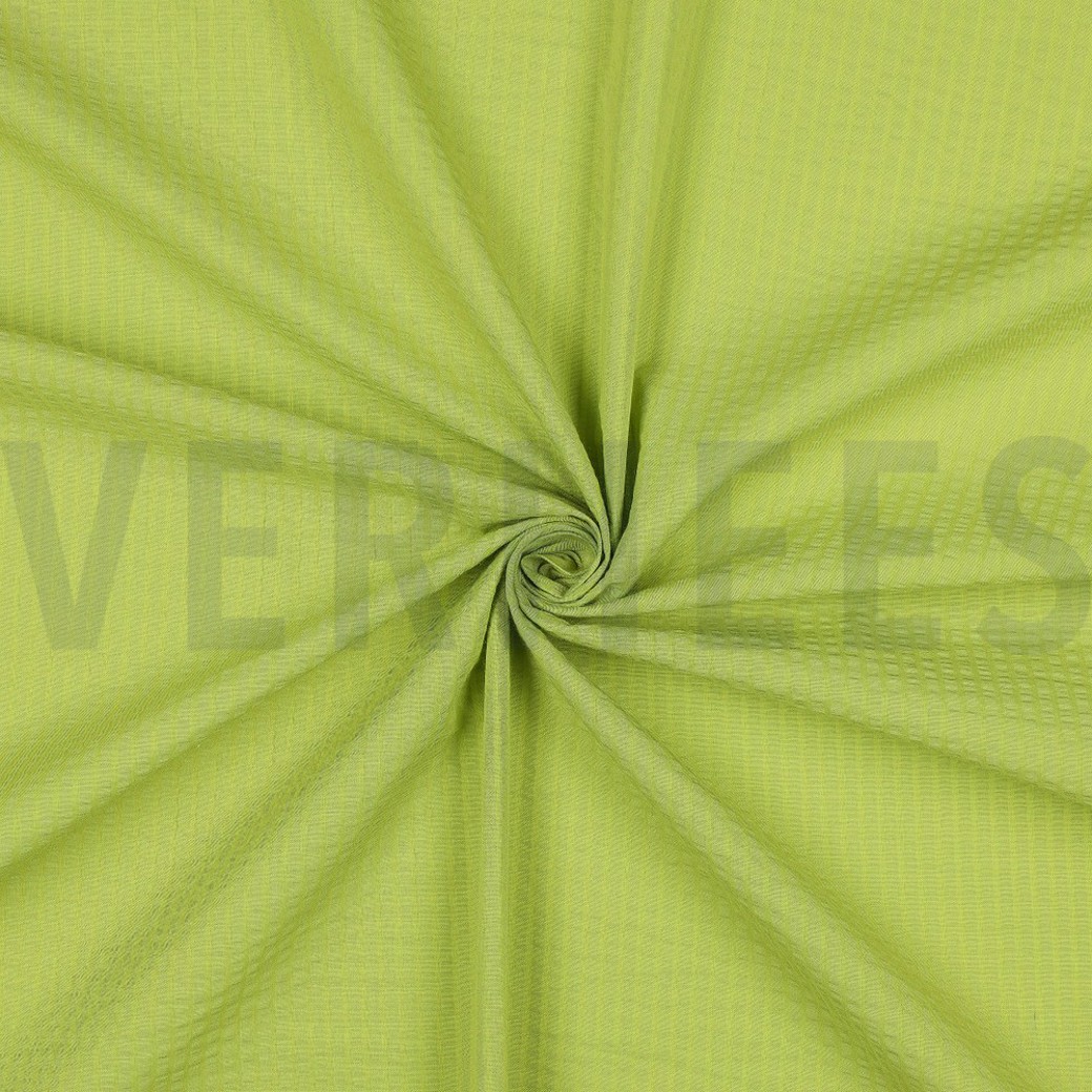 COTTON JACQUARD SEERSUCKER LIME #3