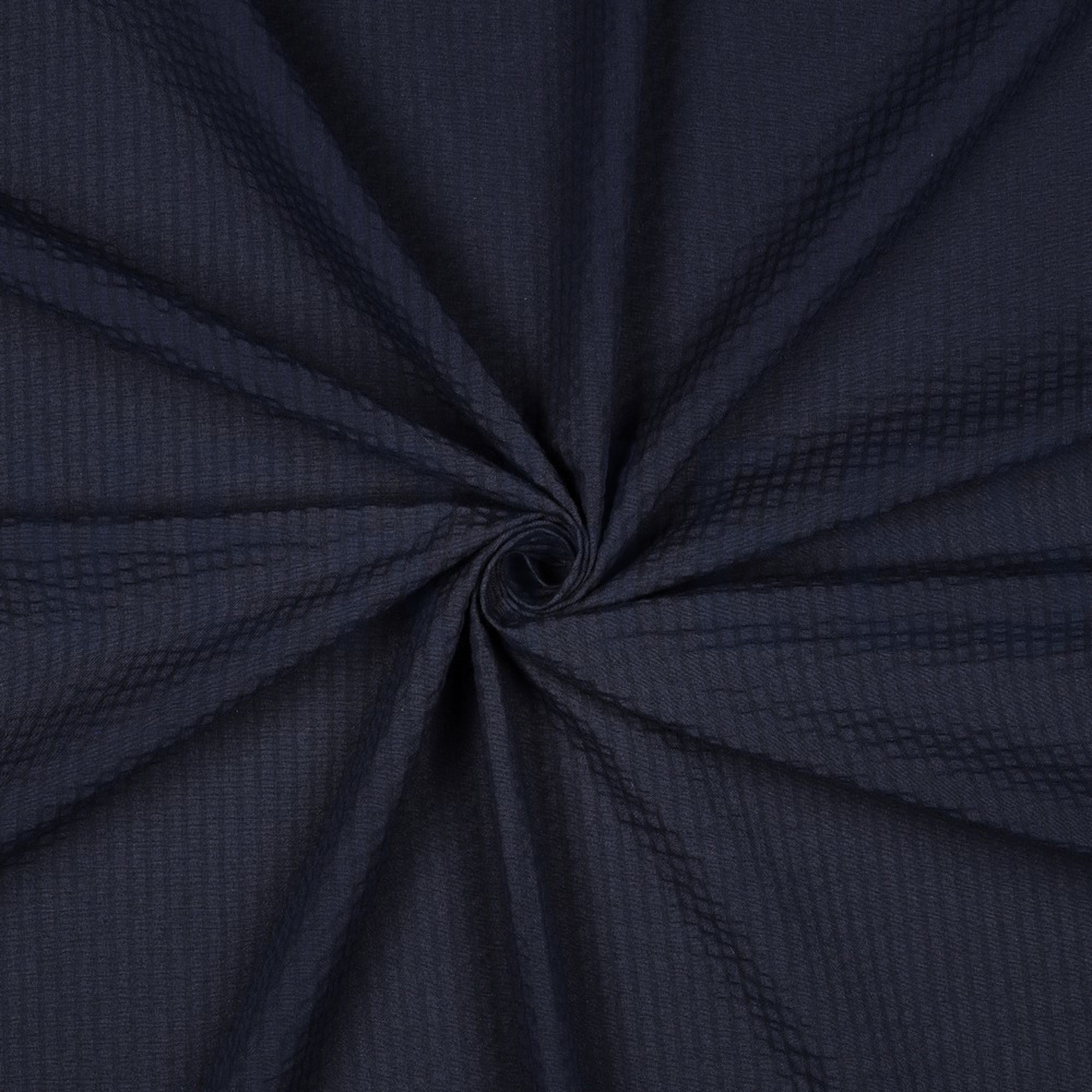 COTTON JACQUARD SEERSUCKER NAVY (high resolution) #3