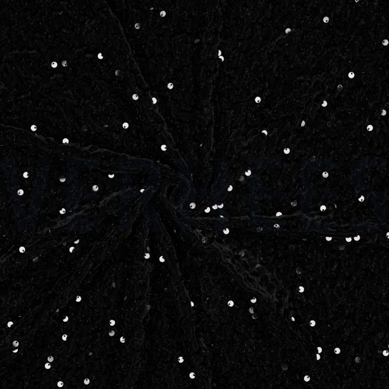 SEQUINS VELVET BLACK #7