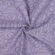 COTTON STEPPED FLOWERS LAVENDER (thumbnail) #3