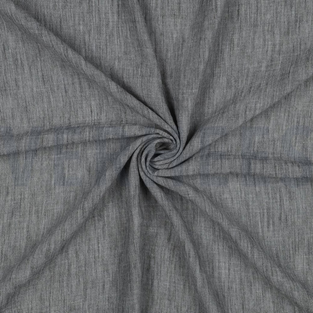 LINEN LOOK DARK GREY MELANGE #3