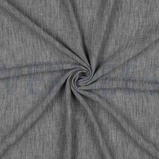 LEINEN LOOK DUNKELGRAU MELIERT #7