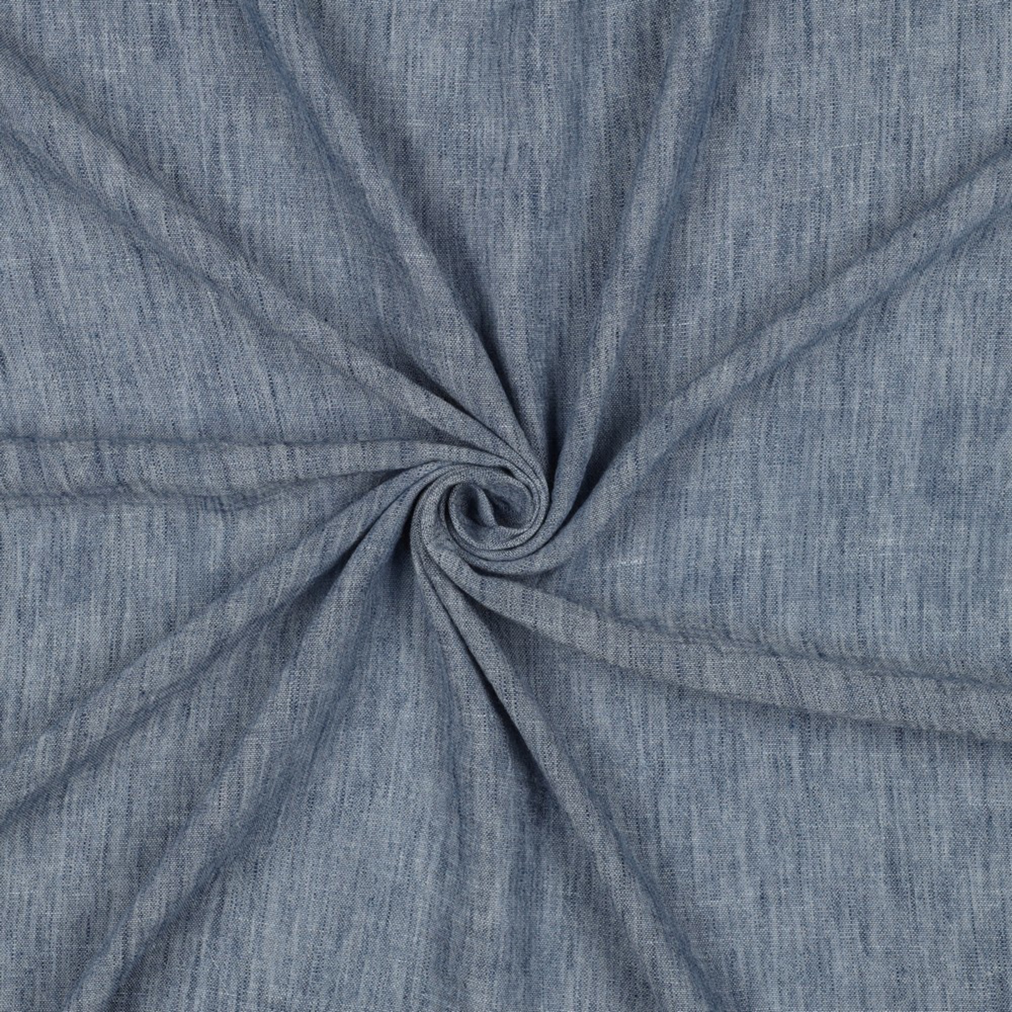 LINEN LOOK NAVY MELANGE (high resolution) #3