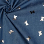 JEANS FOIL BUTTERFLIES BLEACHED (thumbnail) #3