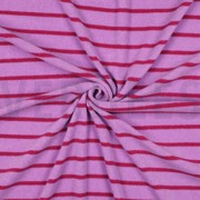 COTTON TOWELLING YARN DYED STRIPES PINK / FUCHSIA (thumbnail) #3