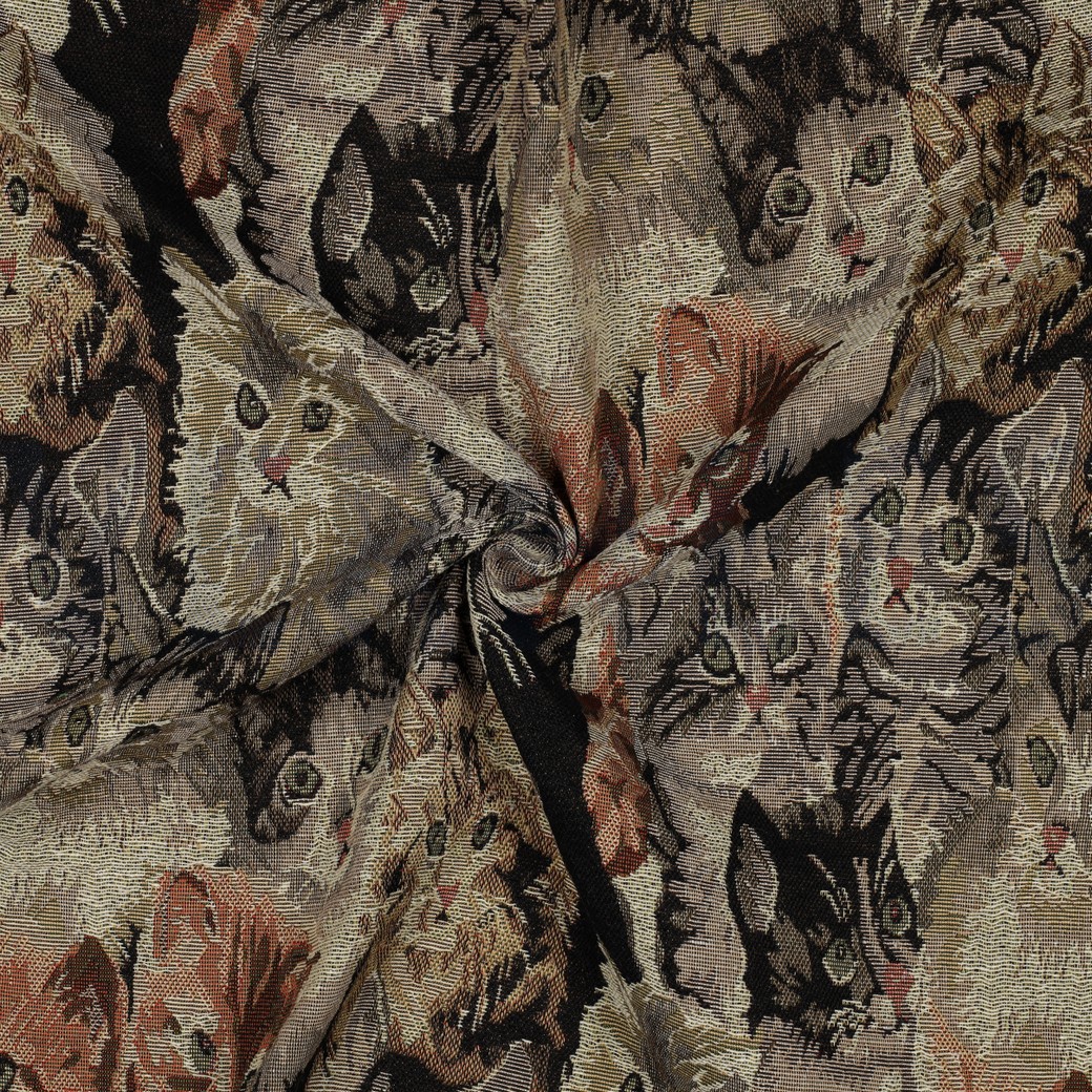 GOBELIN CATS BROWN #3