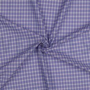 COTTON YARN DYED CHECKS SHINY THREAD LAVENDER (thumbnail) #3