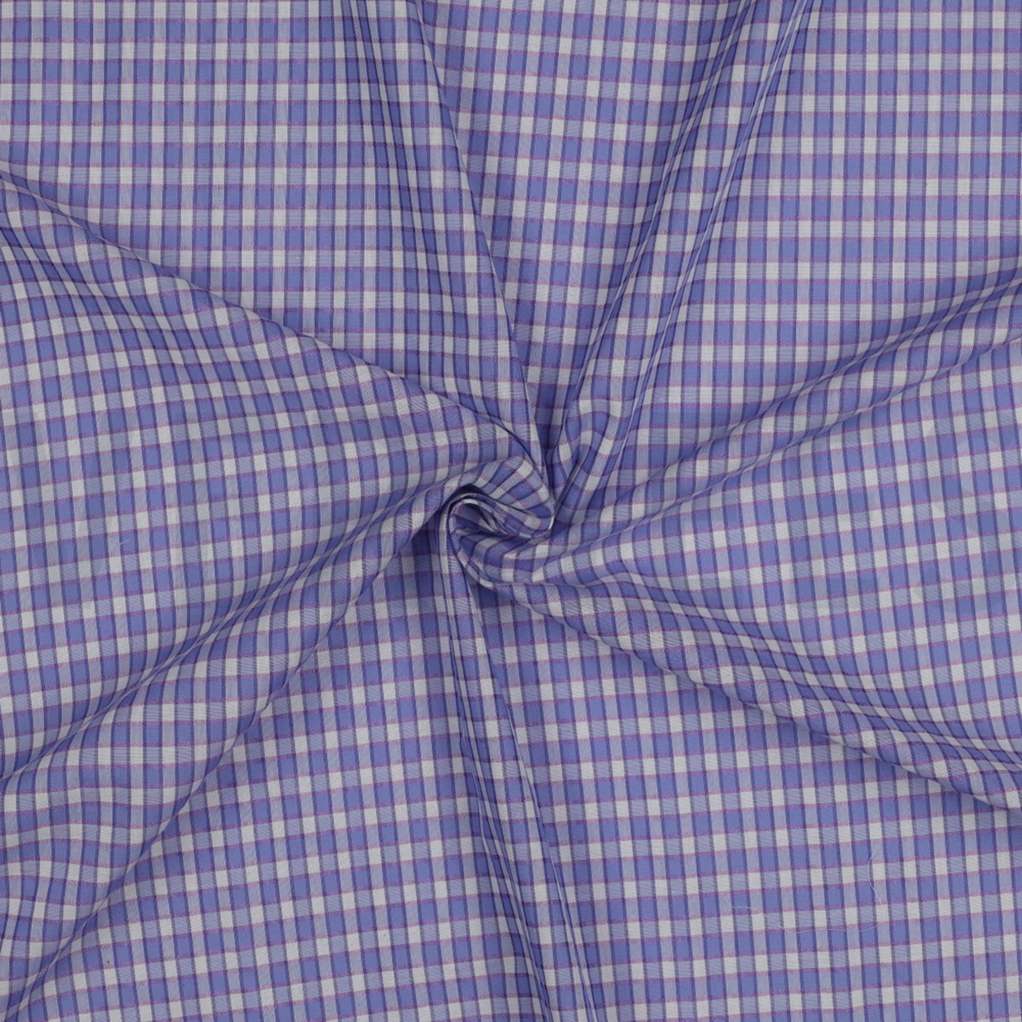 COTTON YARN DYED CHECKS SHINY THREAD LAVENDER (high resolution) #3