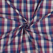 COTTON YARN DYED CHECKS CERISE (thumbnail) #3
