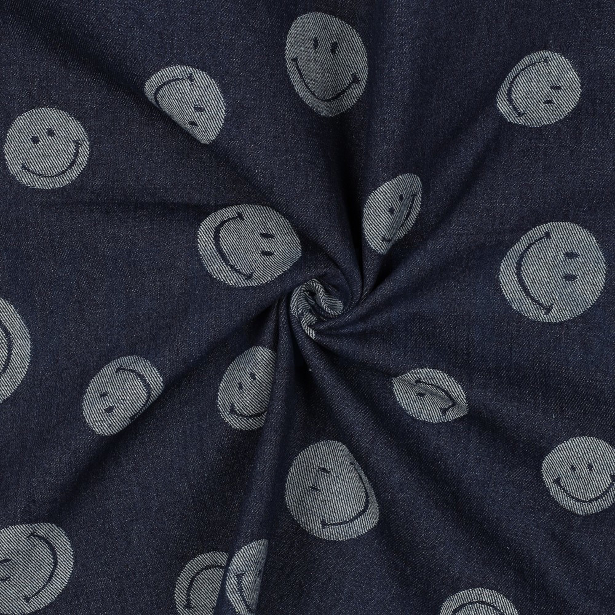 DENIM JACQUARD SMILEYS INDIGO (high resolution) #3