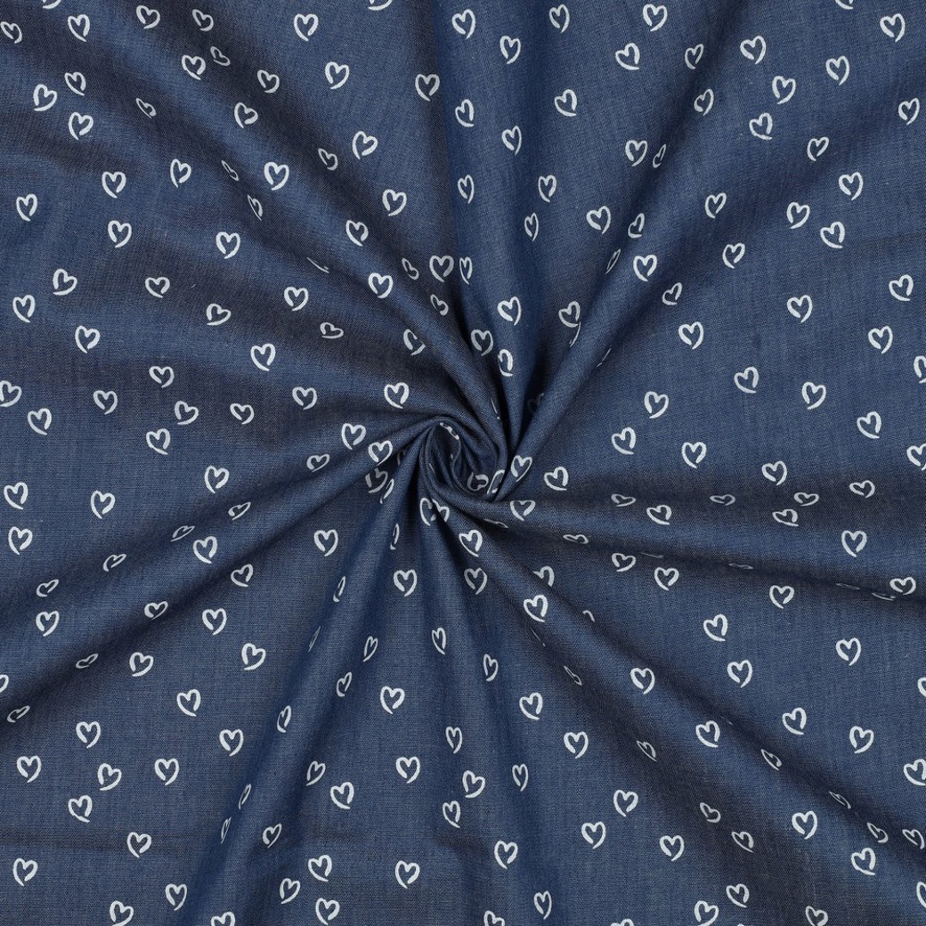 DENIM HEARTS INDIGO #3