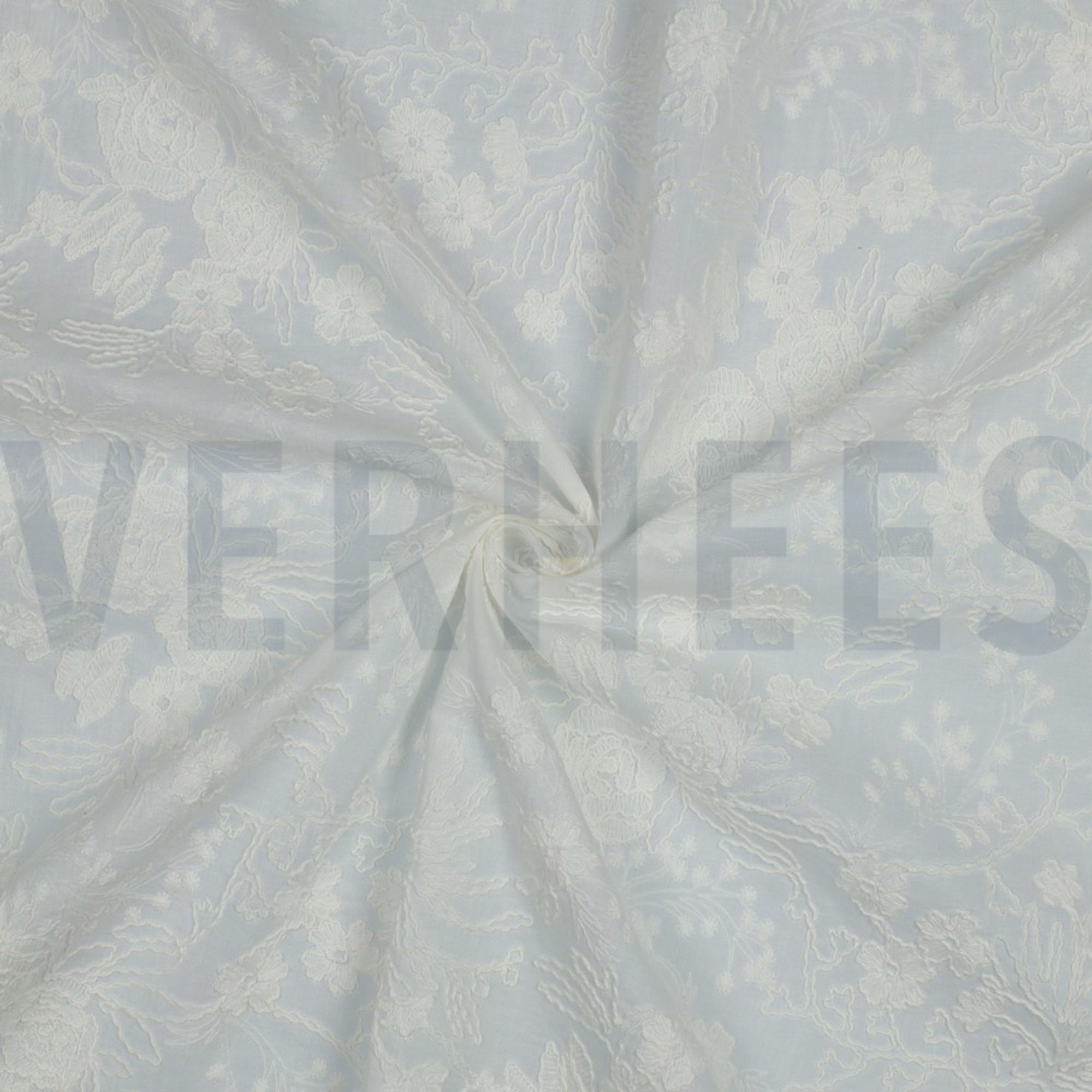 COTTON VOILE EMBROIDERY FLOWERS TWO-SIDED SCALLOP WHITE (high resolution) #3