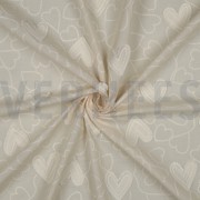 COTTON VOILE HEARTS ECRU (thumbnail) #3