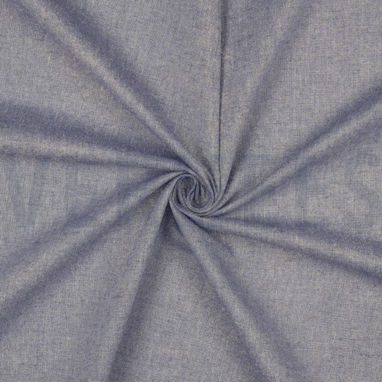 COTTON LINEN LUREX BLUE #7