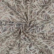 LINEN VISCOSE FOIL LEAVES BRONZE (thumbnail) #3