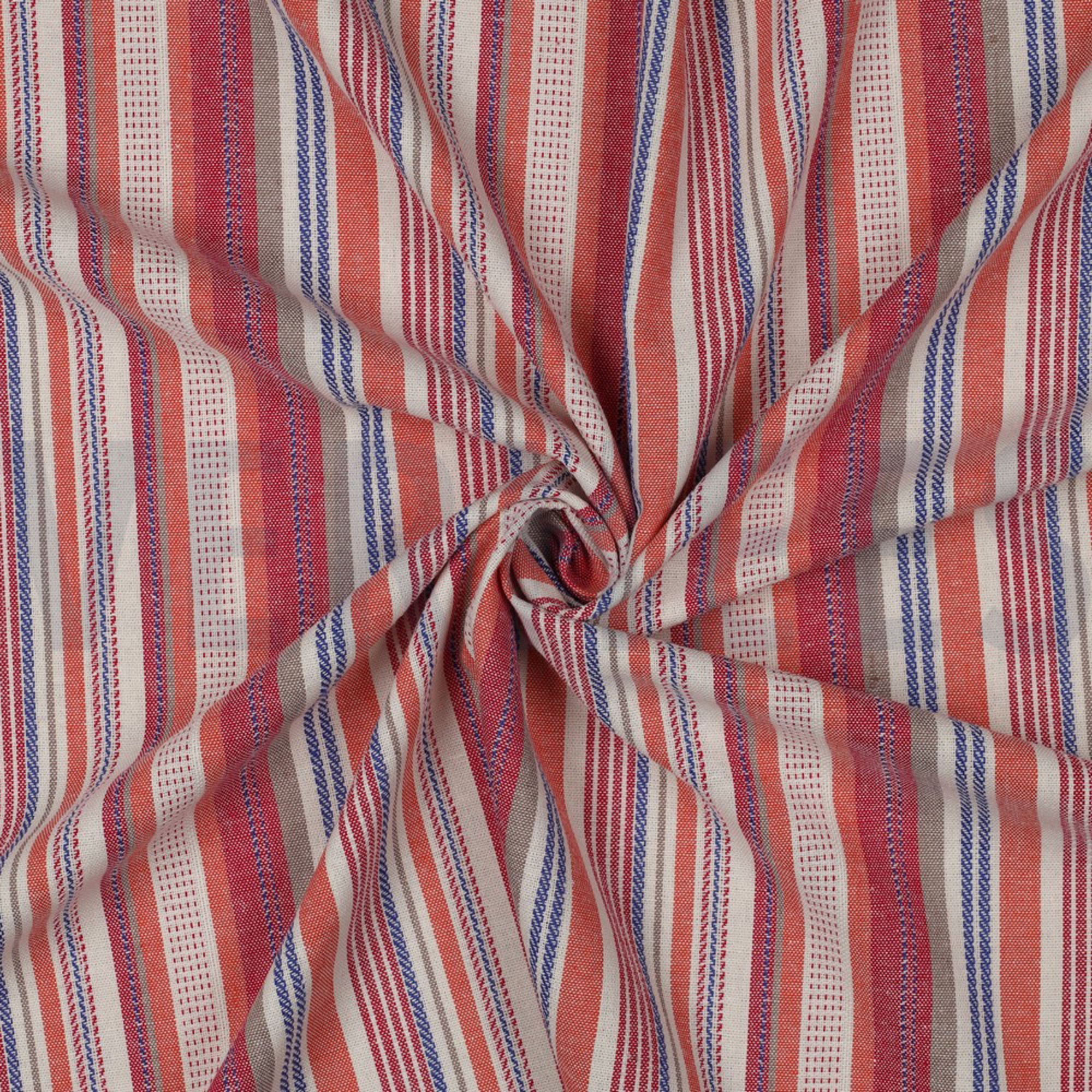 LINEN VISCOSE  YARN DYED STRIPES MULTICOLOUR (high resolution) #3