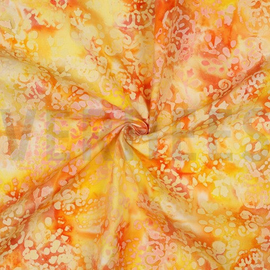 HANDCRAFTED BATIK VISCOSE YELLOW #7