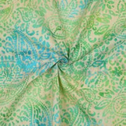 HANDCRAFTED BATIK VISCOSE GREEN (thumbnail) #3