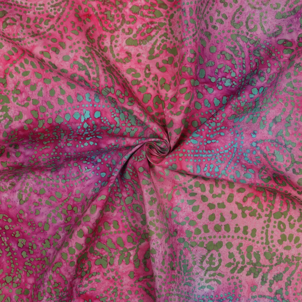HANDCRAFTED BATIK VISCOSE PINK #3