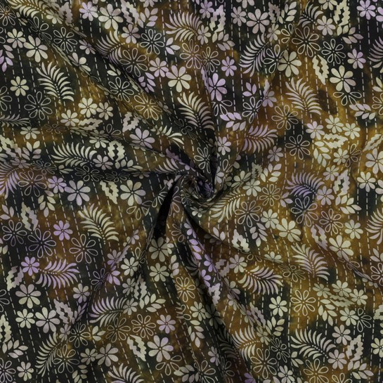 HANDCRAFTED BATIK VISCOSE GREEN #7