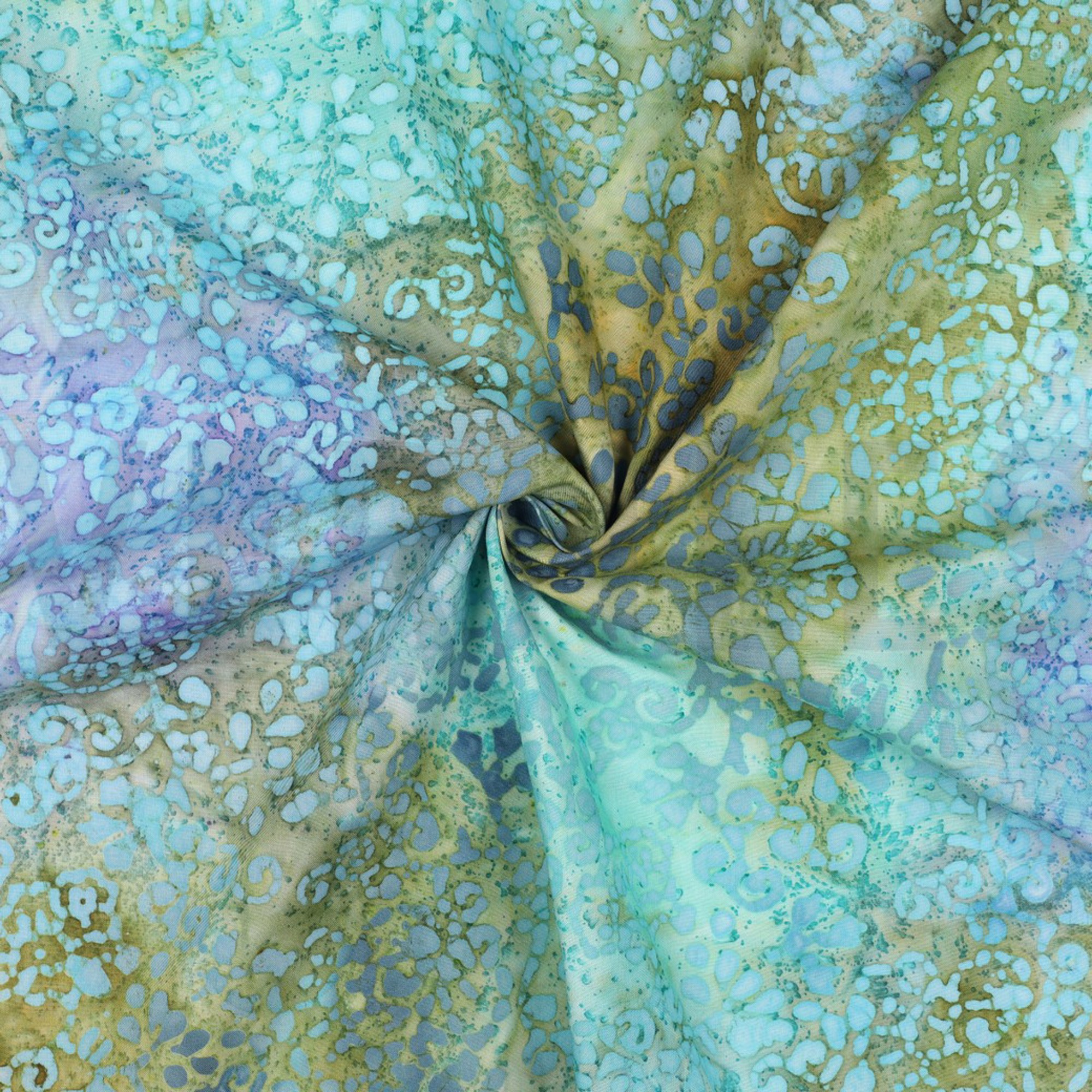 HANDCRAFTED BATIK VISCOSE TURQOISE (high resolution) #3