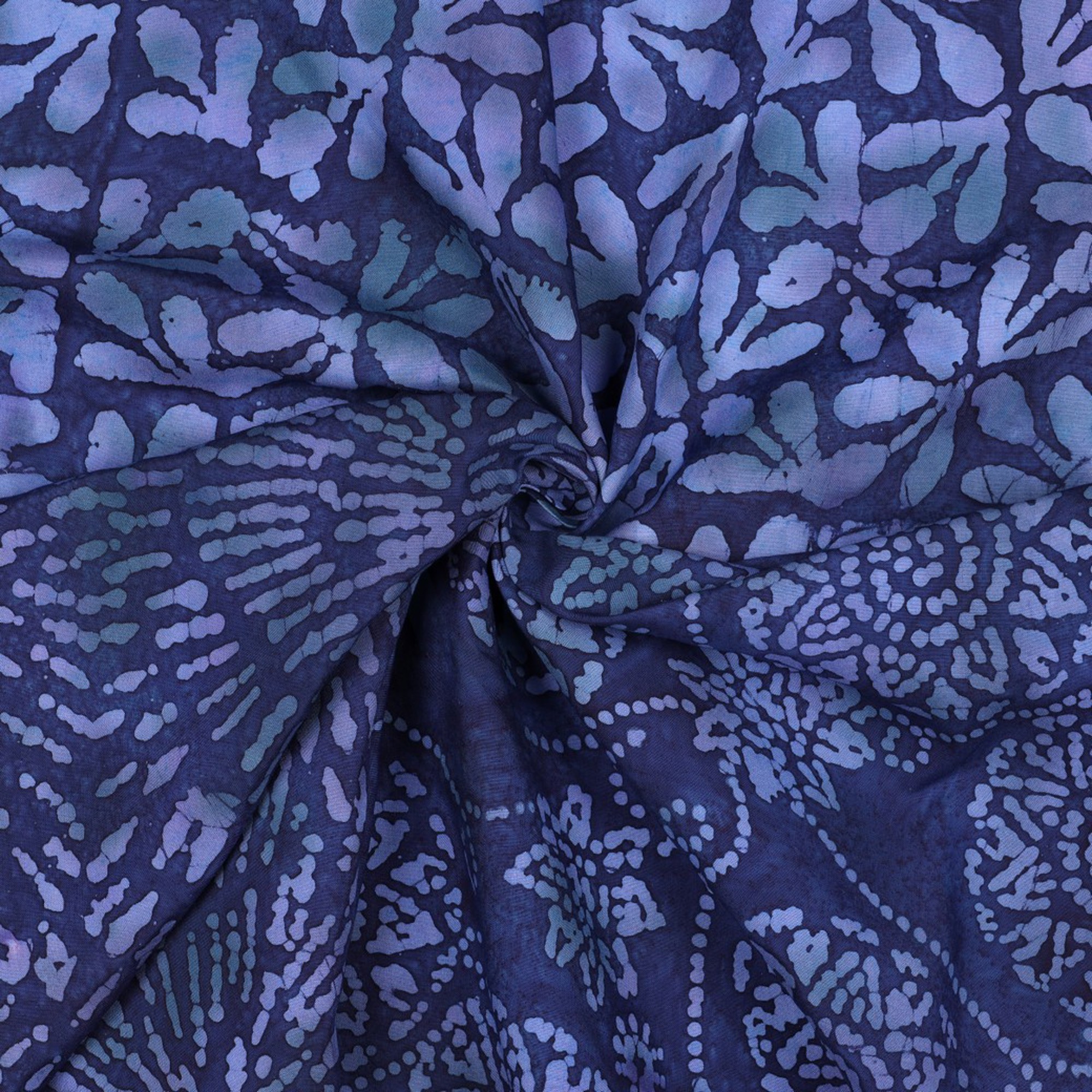 HANDCRAFTED BATIK VISCOSE NAVY (high resolution) #3