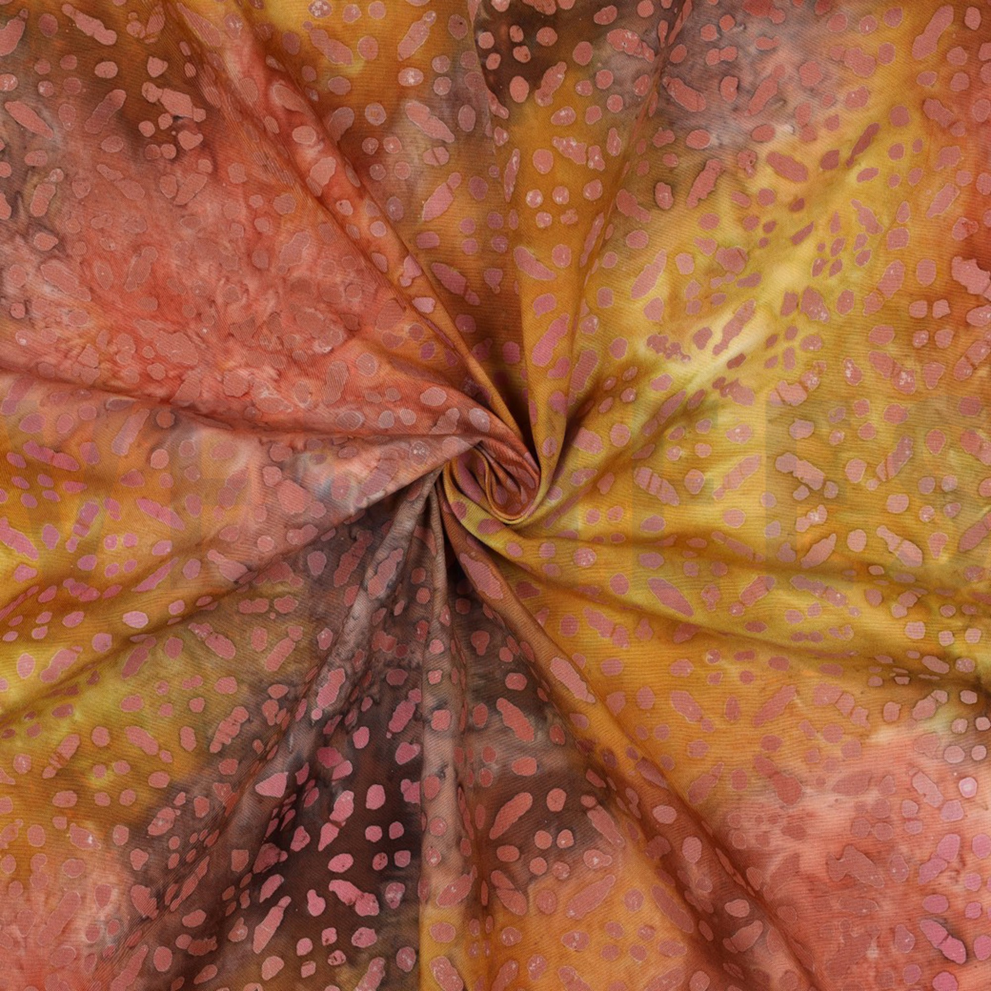 HANDCRAFTED BATIK VISCOSE YELLLOW (high resolution) #3