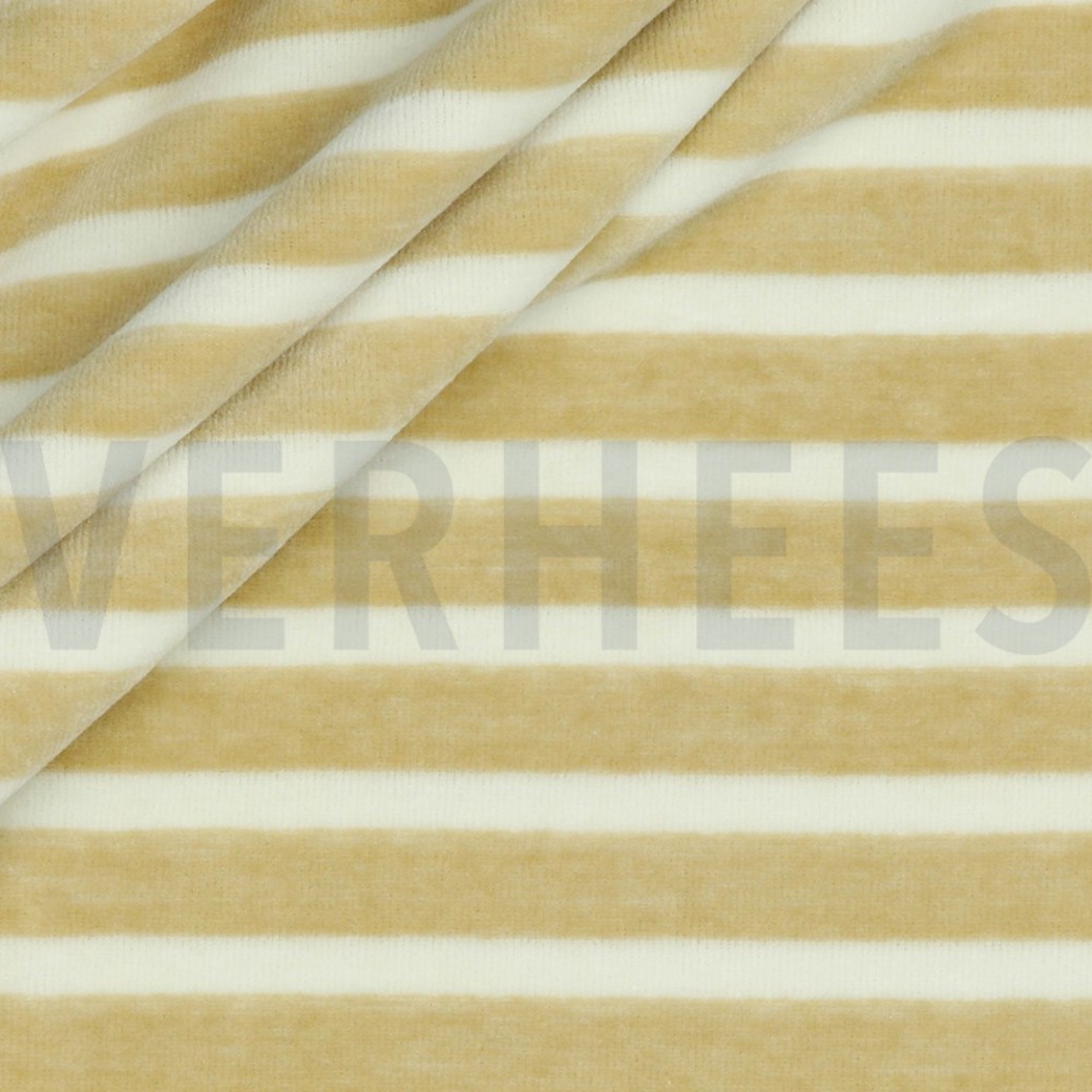 NICKY YARN DYED STRIPE SAND / ECRU #3