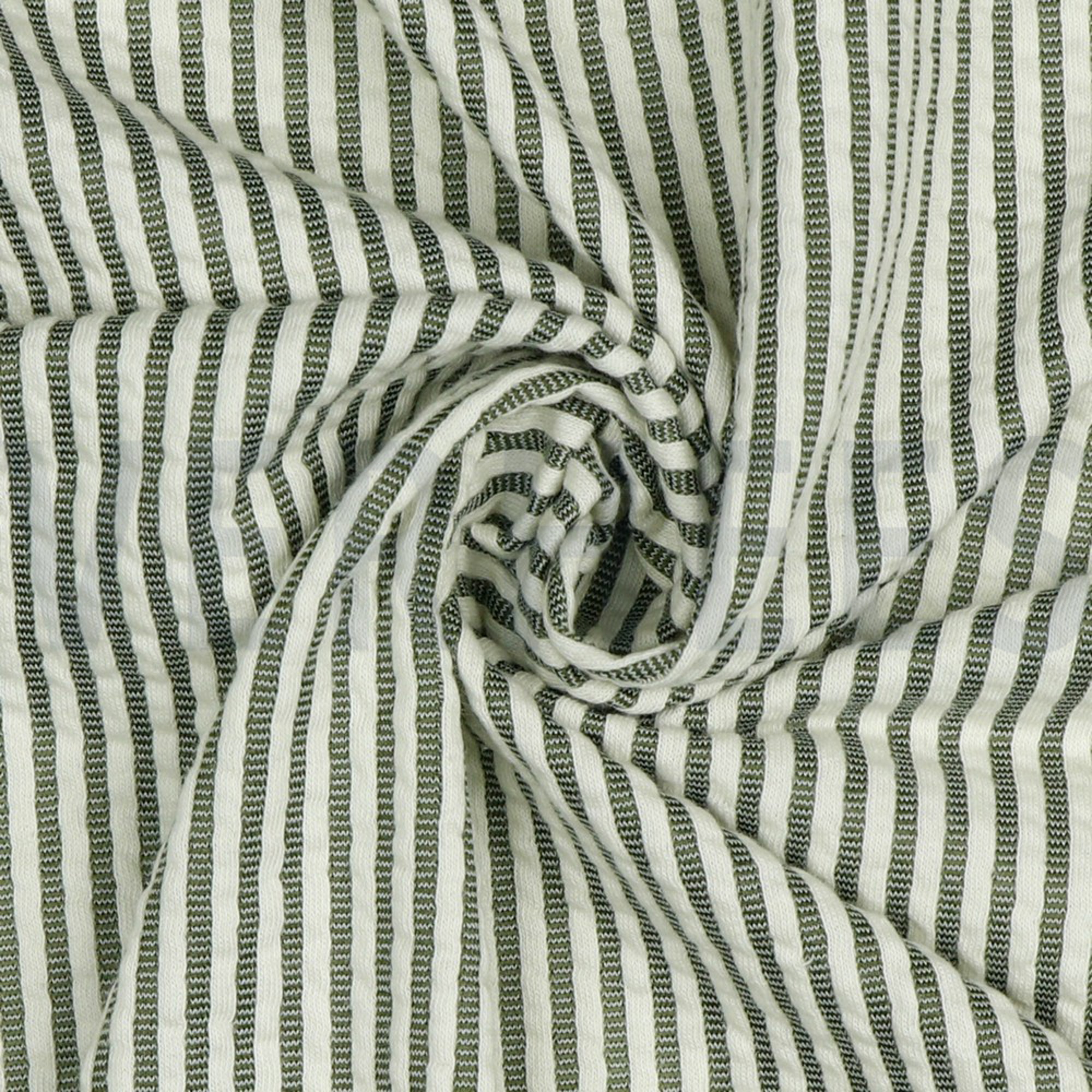 JERSEY JACQUARD STRIPES ARMY GREEN (high resolution) #3
