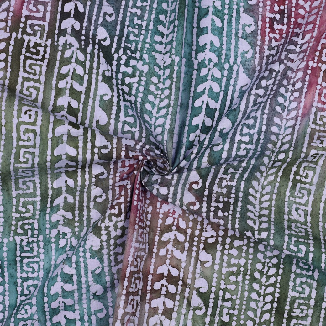 HANDCRAFTED BATIK COTTON PURPLE #3