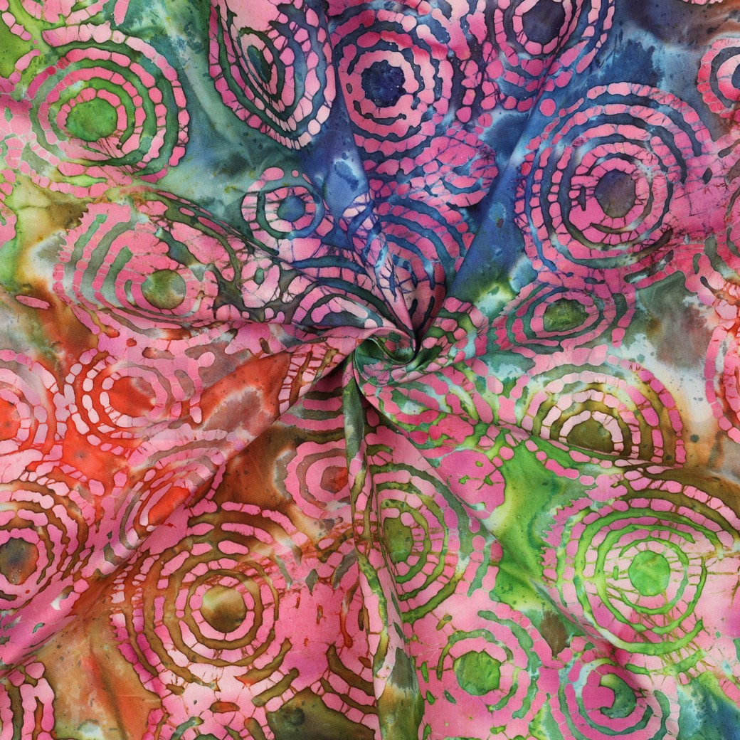 HANDCRAFTED BATIK COTTON MULTICOLOUR #3