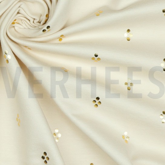 JERSEY FOLIE PUNKTE SAND #7